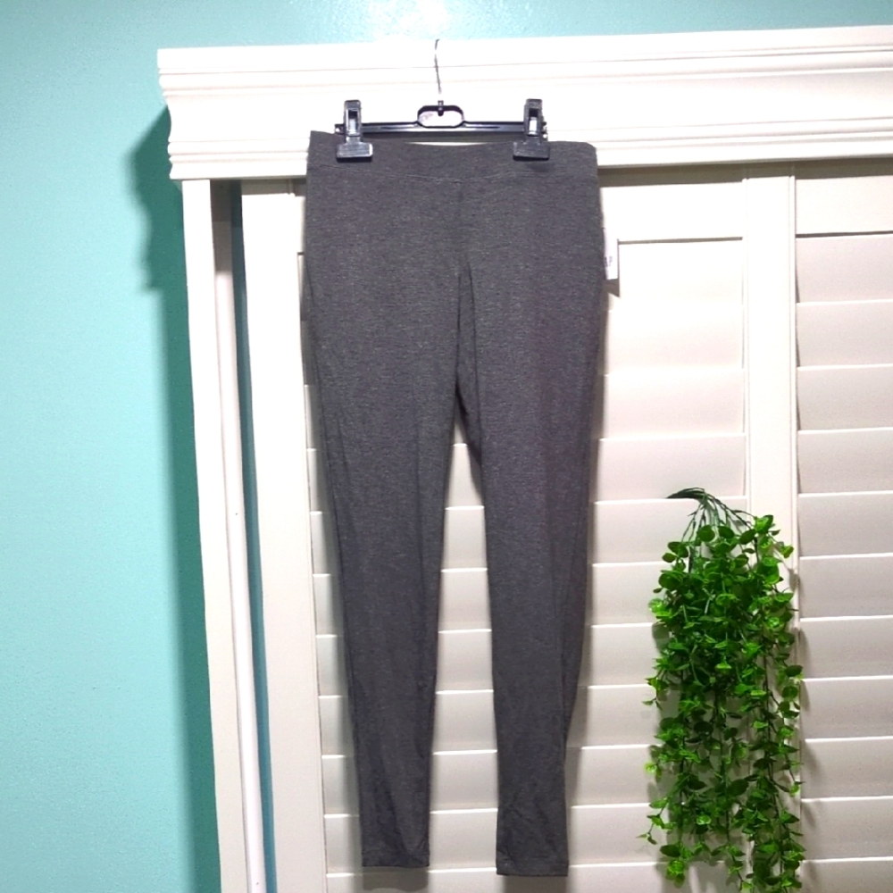 NWT Gap Gray Elastic Leggings